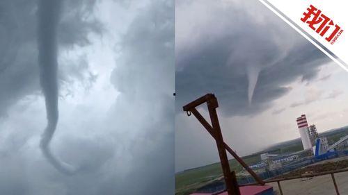 黑龙江龙卷风视频,罕见自然奇观震撼登场